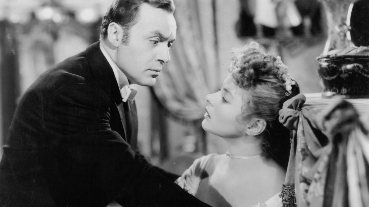 Charles Boyer és Ingrid Bergman a Gaslight című filmben