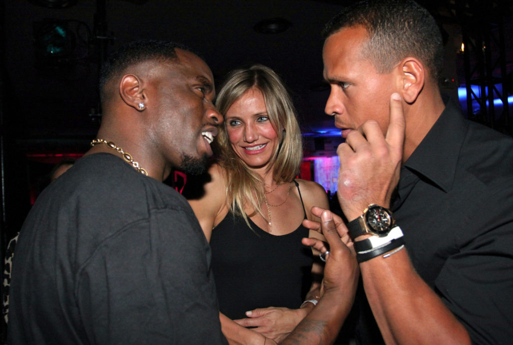 Sean "Diddy" Combs, Cameron Diaz és Alex Rodriguez