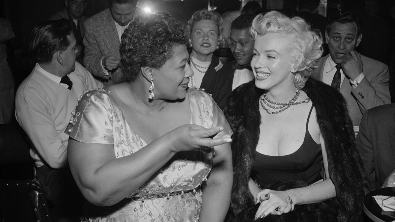 Ella Fitzgerald és Marylin Monroe