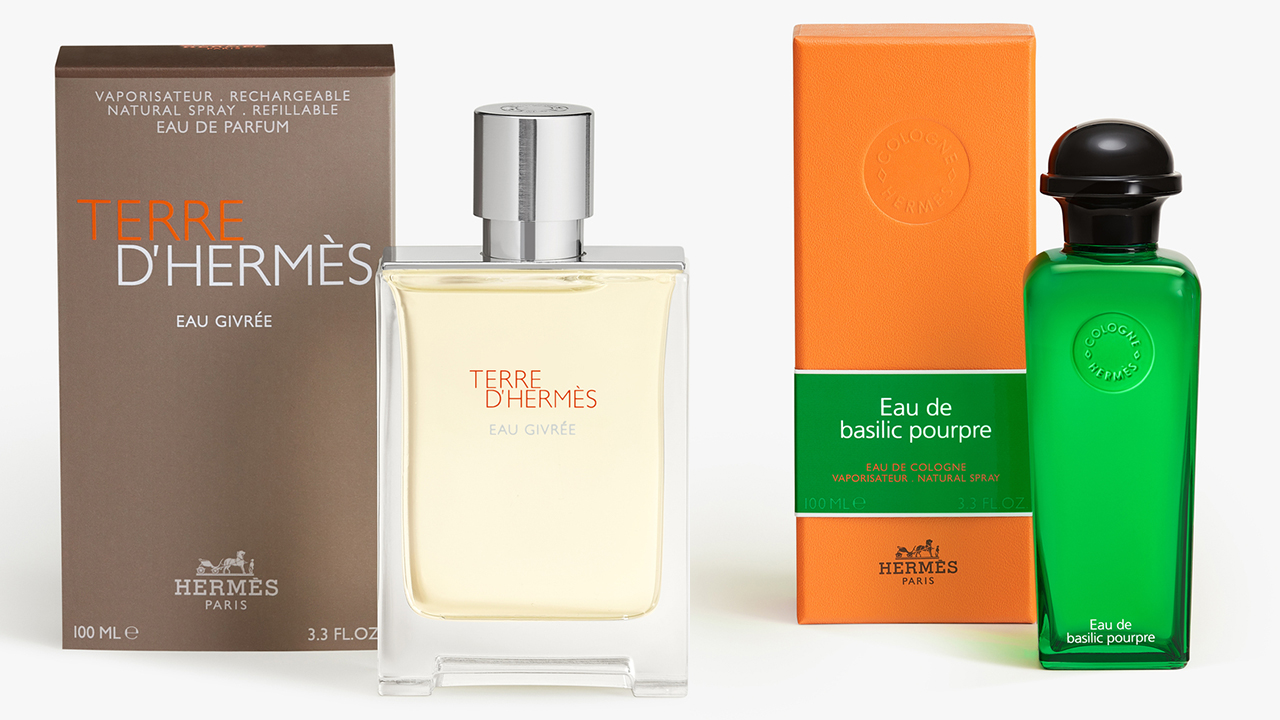 Hermés Terre d’Hermès Eau Givrée és Hermés Eau de Basilic Pourpre