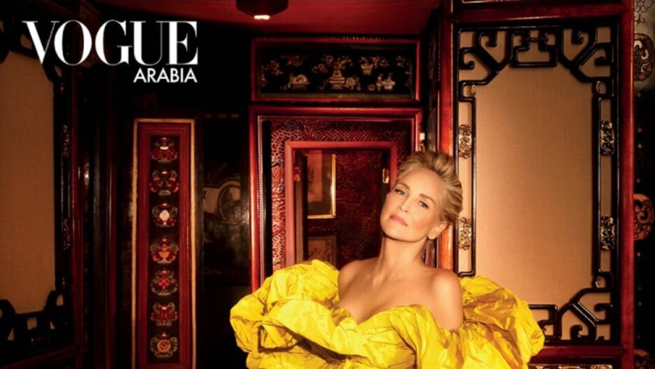 Sharon Stone a Vogue címlapján.