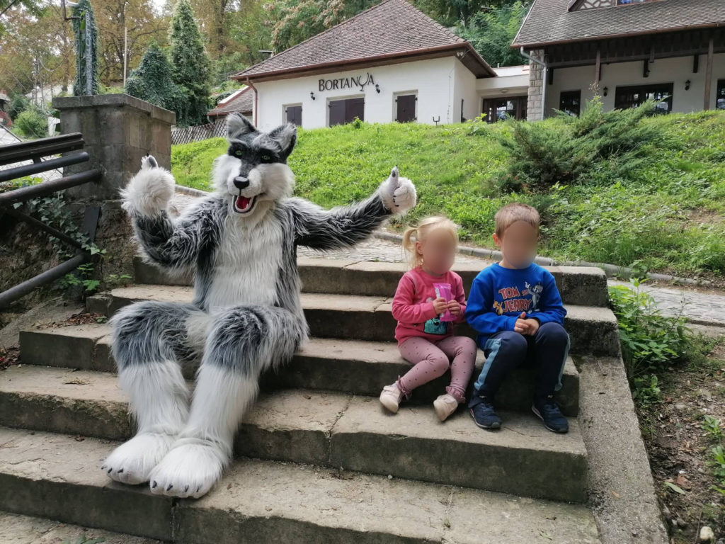 furry emberszabású cosplay rajongás jelmez