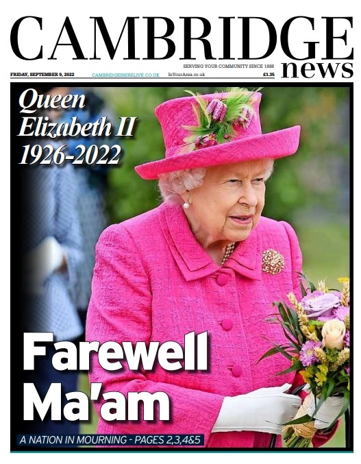 Cambridge News II. Erzsébet címlap