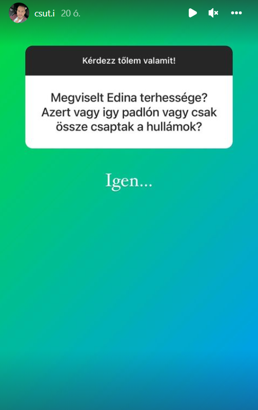 Csuti Instagram-történet