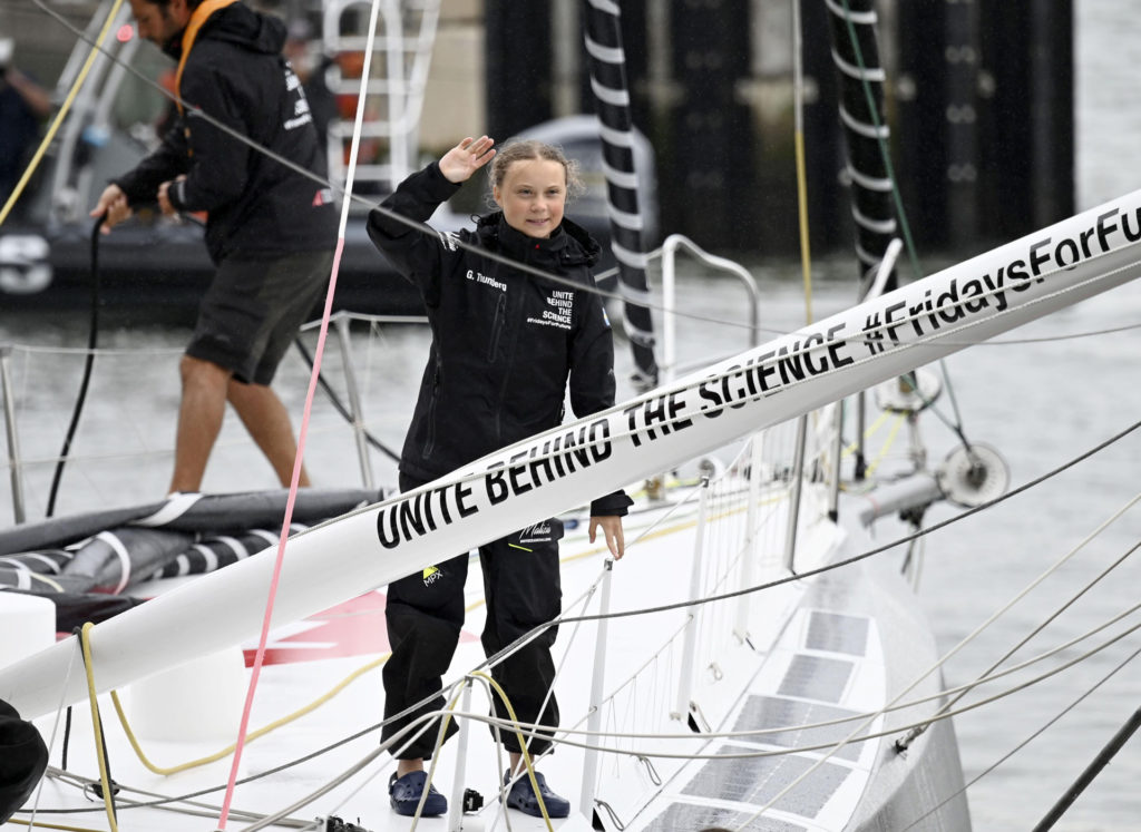 Greta Thunberg klíma klímaváltozás utazás repülés