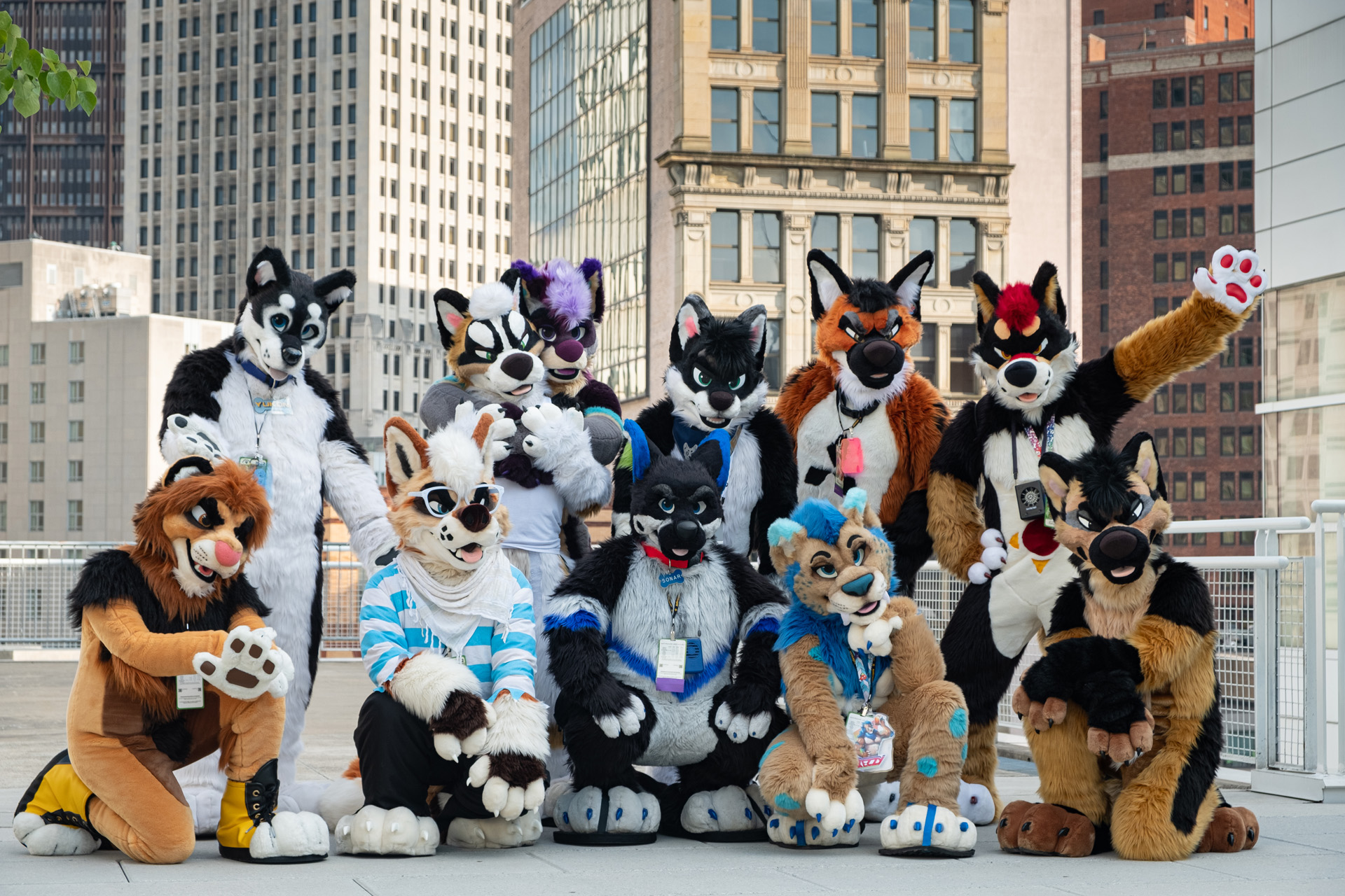 furry emberszabású cosplay rajongás jelmez