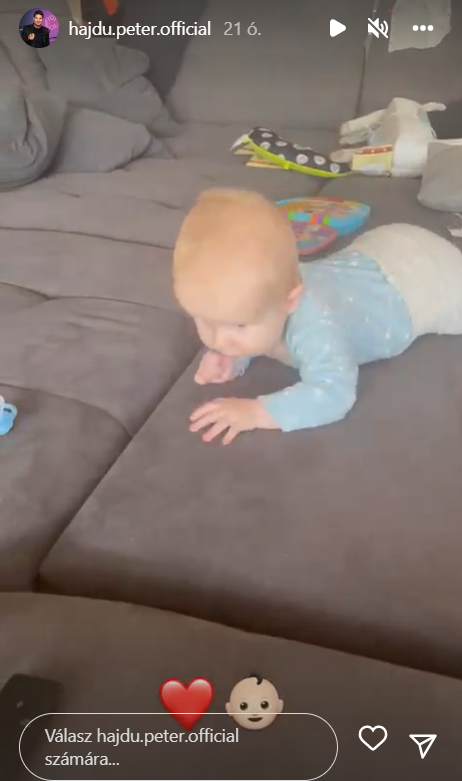 Hajdú Péter Instagram-sztori