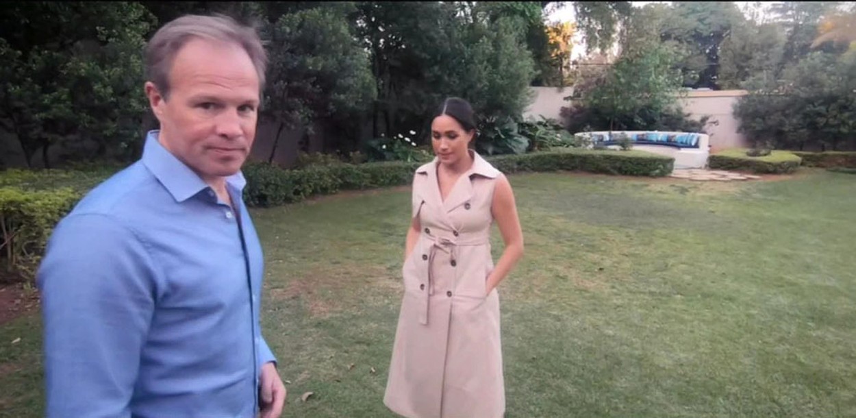 Tom Bradby és Meghan Markle