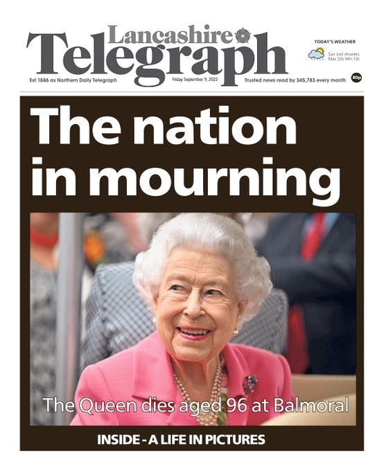 Telegrpah II. Erzsébet címap