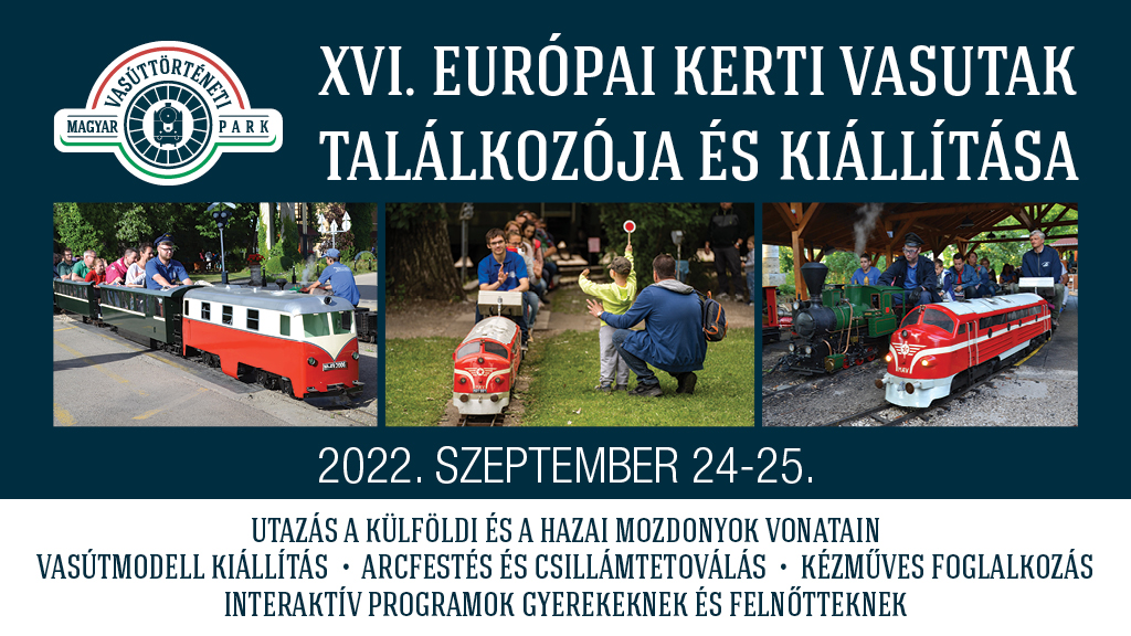 XVI. Kerti Vasutak Találkozója plakát