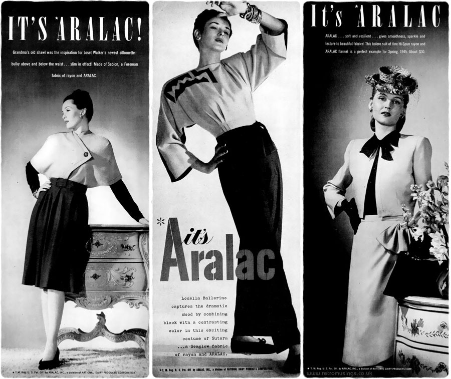 aralac lanital tejből készült ruha