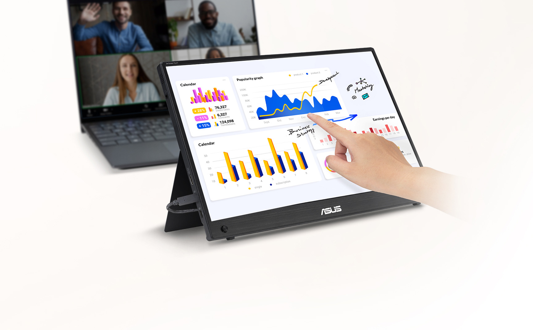 ASUS hordozható monitor