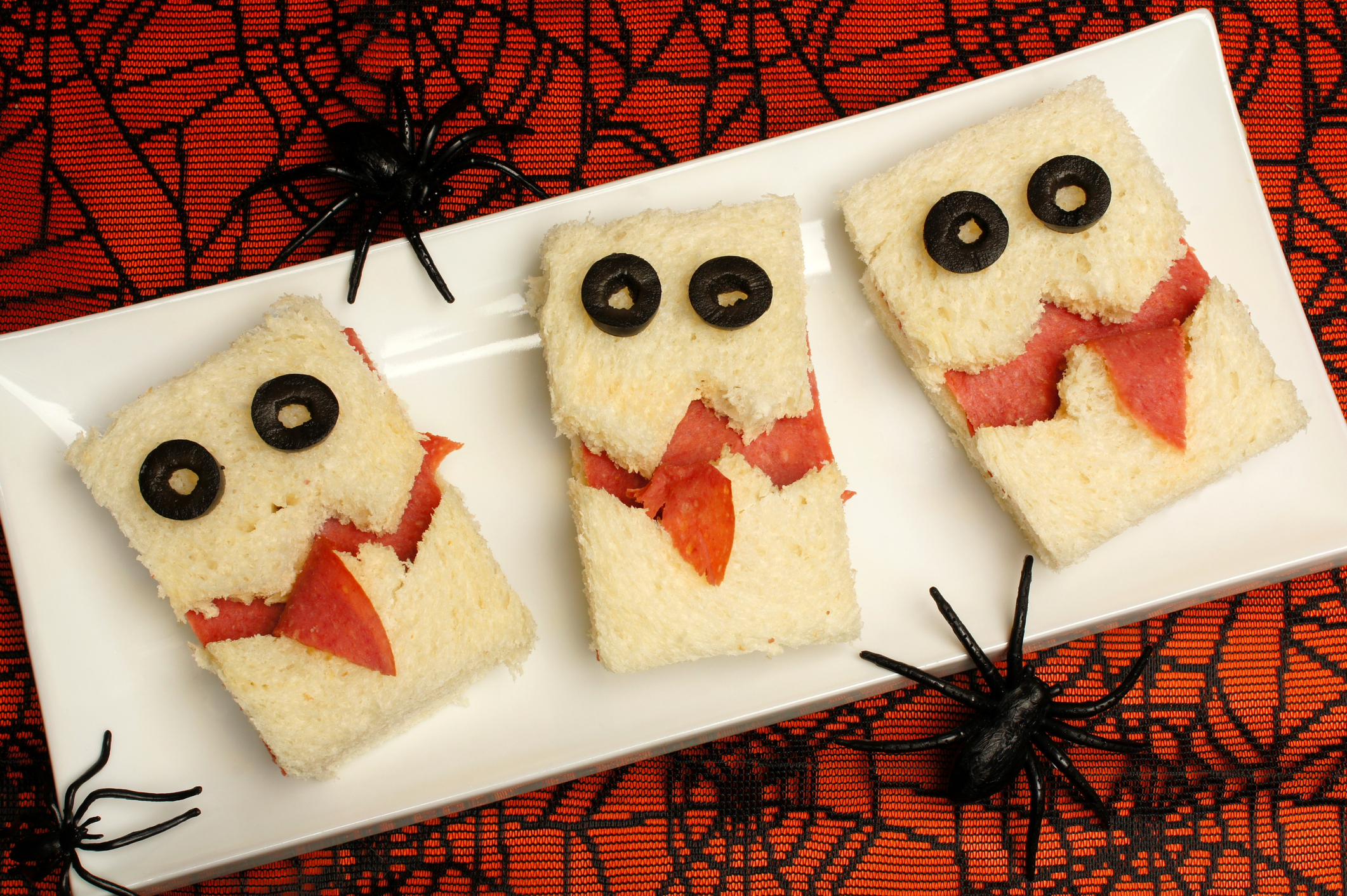 Halloweeni szendvicsek