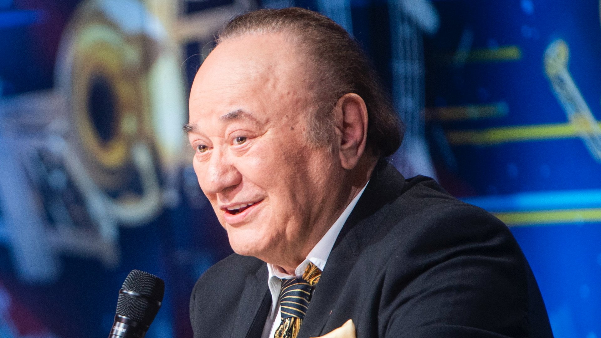 Korda György a Csináljuk a fesztivált! címû showmûsor sajtótájékoztatóján Budapesten, az MTVA 1-es stúdiójában 2022. március 1-jén