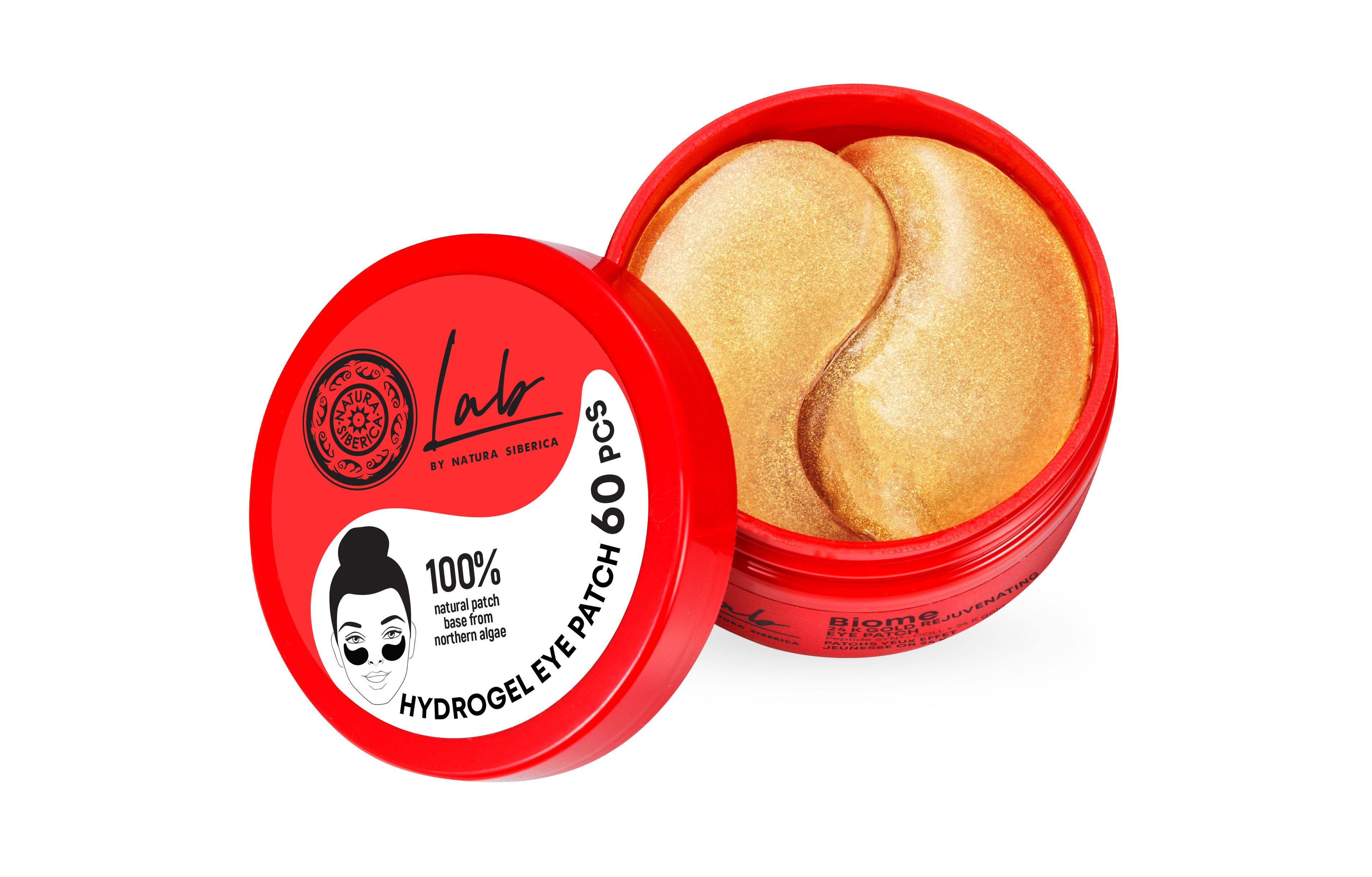 Lab Biome Megújító hidrogél szemmaszk, Syn-Coll Peptid + 24K arany