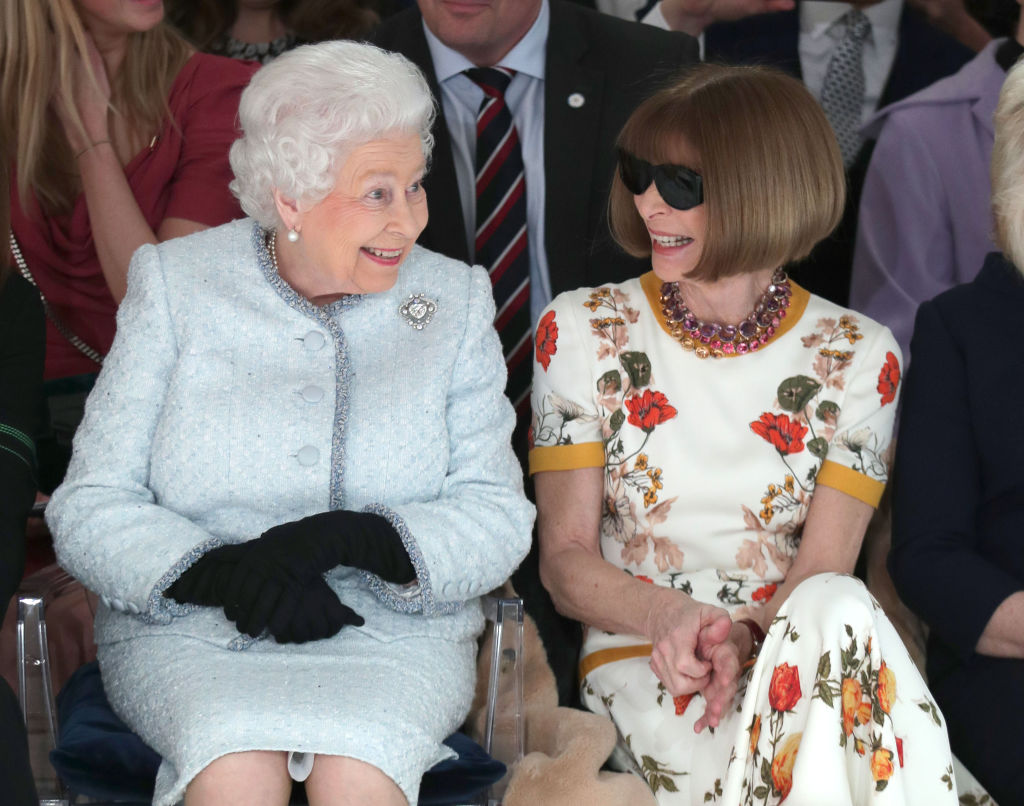 Anna Wintour és Erzsébet királyné