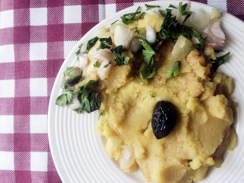 Fava, a görögök sárgaborsós egytálétele