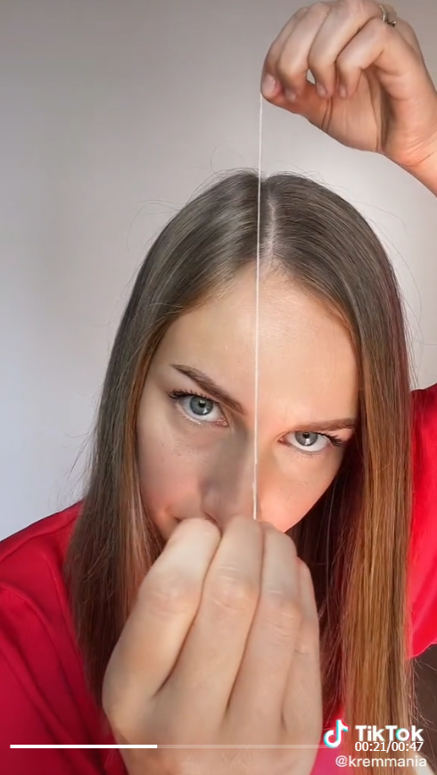 tiktok hack fogselyemmel