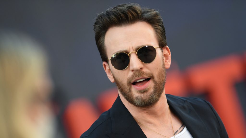 Chris Evans a The Gray Man premierjén 2022-ben.