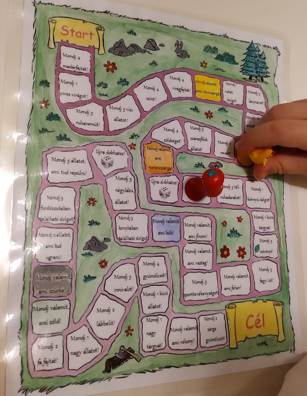 Otthon készült társasjáték