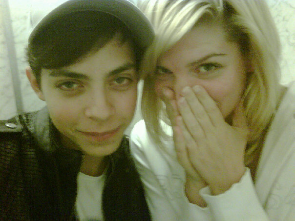 Éder Krisztián és egykori menedzsere, Vermes Orsolya (Fotó: Archív)