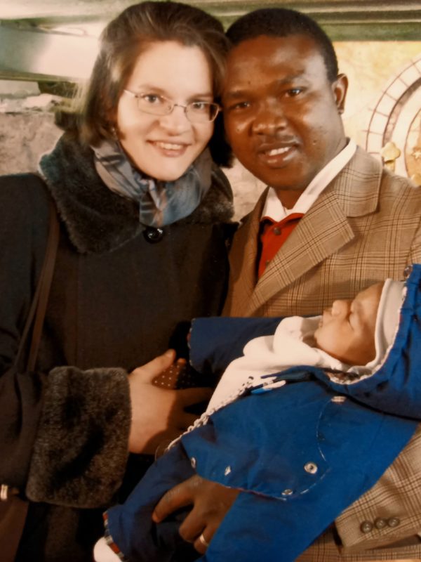 Vanda volt férje és gyermekük Brúnó (Fotó: Germán Vanda)