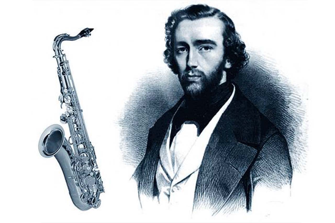 Adolphe Sax, a szaxofon feltalálója (forrás: Wikipedia)