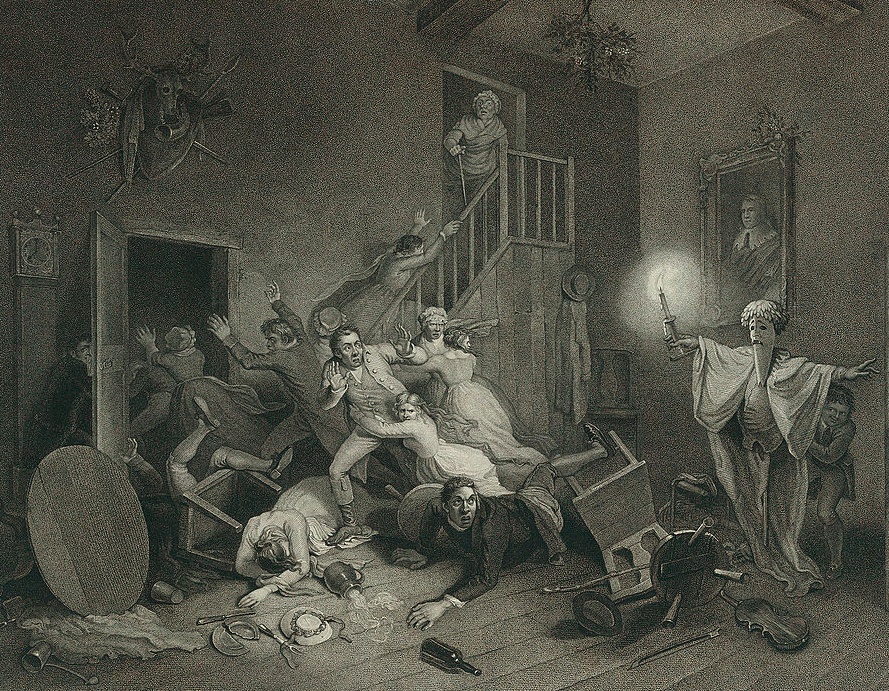 John Masey Wright: The Ghost - A Christmas Frolic - Le Revenant