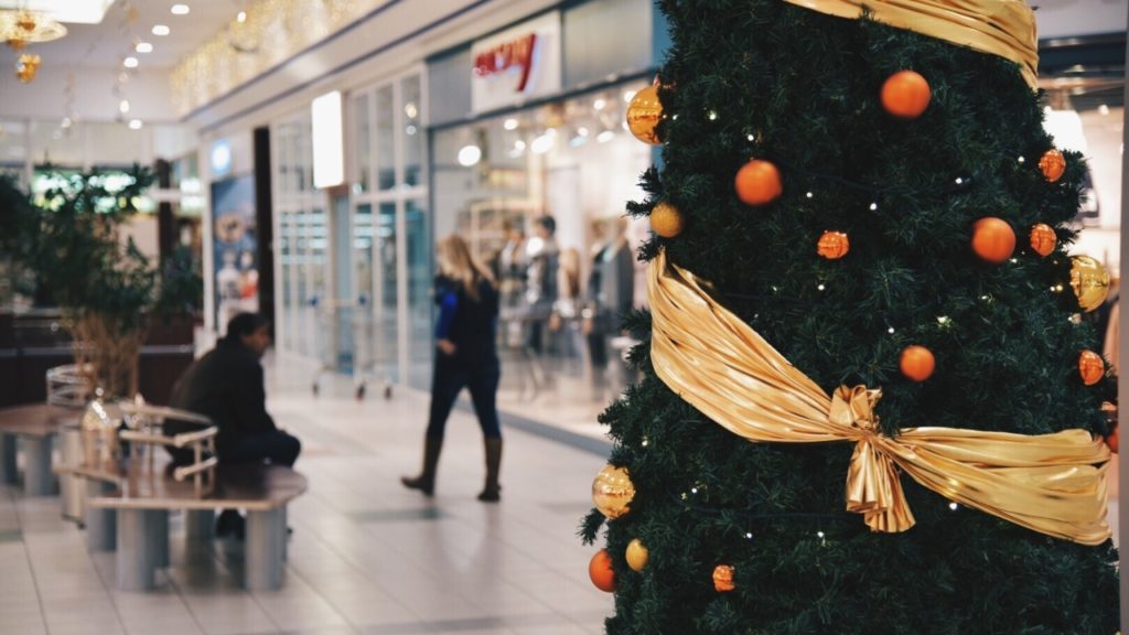 Karácsonyi díszítés a plázákban (Kép: Getty Images)