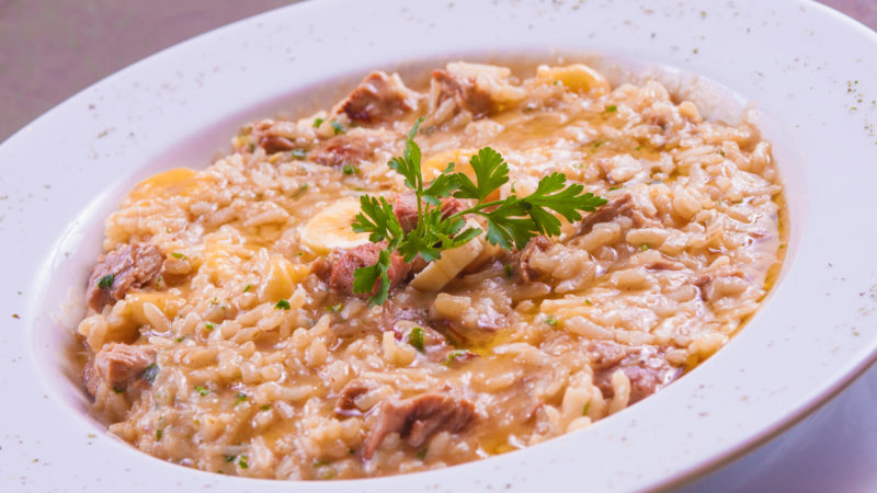 Libamaradékból rizottó