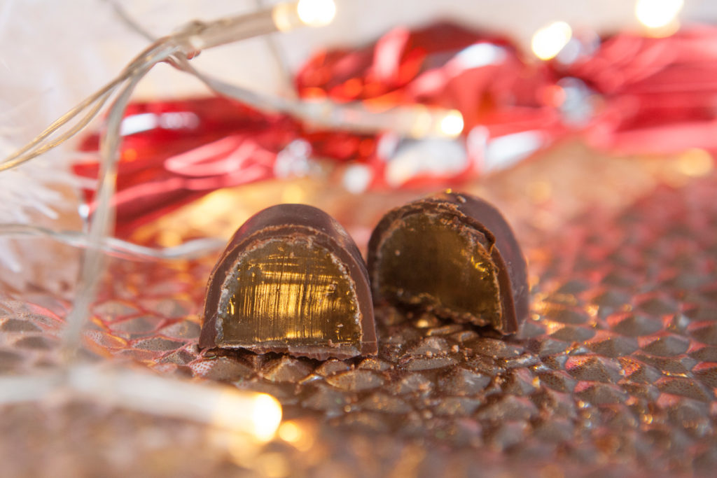 Chocola belga étcsokoládéval mártott zselés 