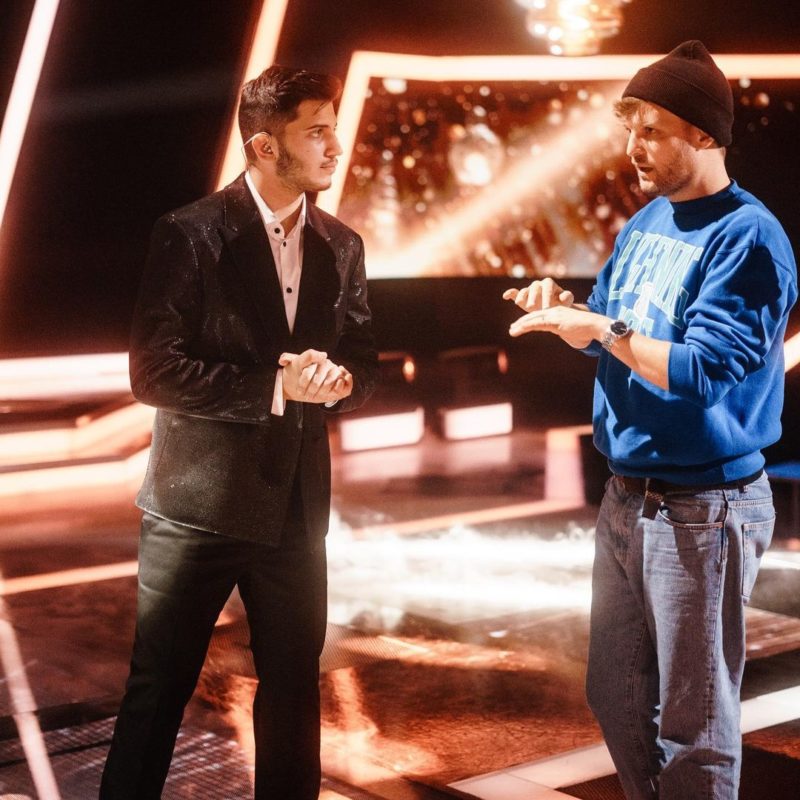 Kiss Kevin és Puskás-Dallos Peti az X-Faktor döntőjében (Fotó: Instagram)