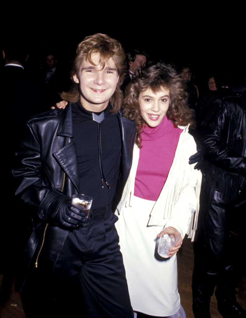 Alyssa Milano fiatalon