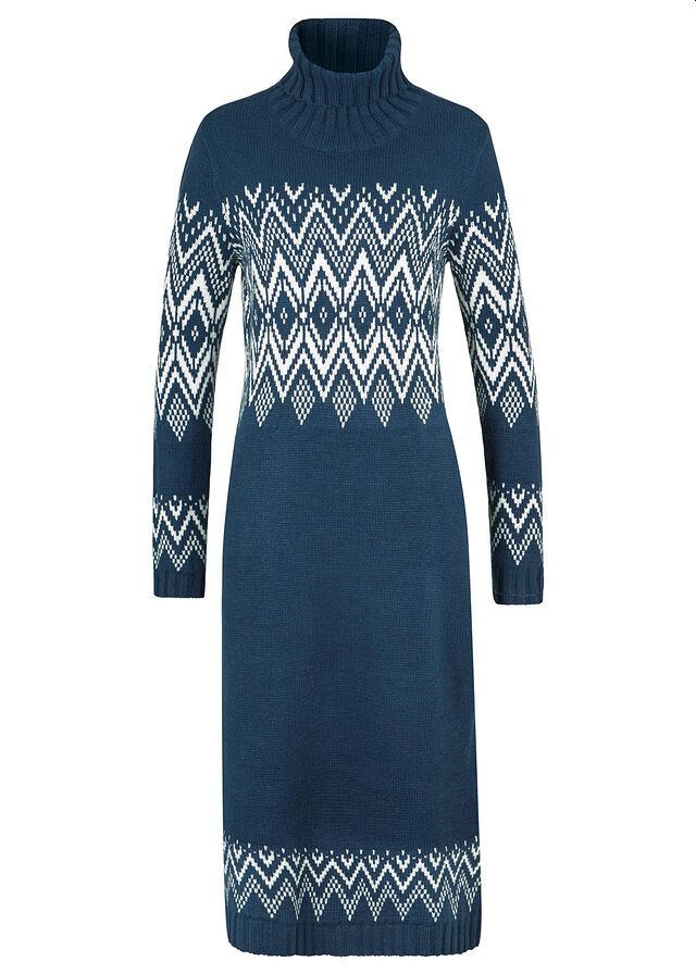 Bonprix norvég mintás ruha