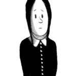 Wednesday Addams képregényfiguraként 1938-ból