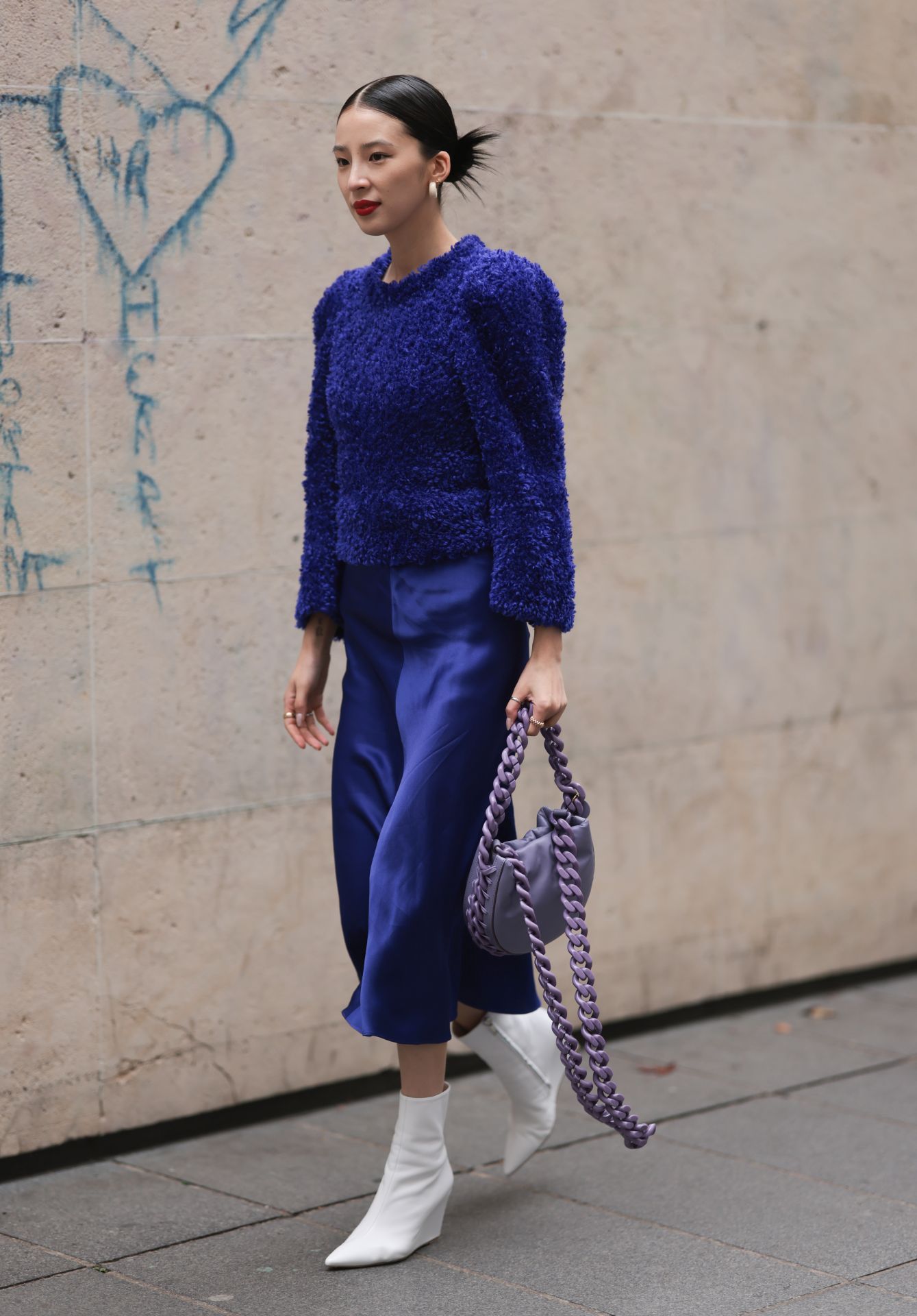 street style szett szatén szoknyával