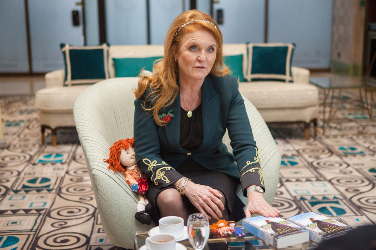 Sarah, yorki hercegné a Gresham Palotában mutatta be új könyvét (Fotó: Leéb Ádám)
