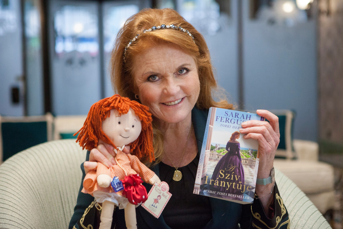 Sarah, yorki hercegné a Gresham Palotában mutatta be új könyvét (Fotó: Leéb Ádám)