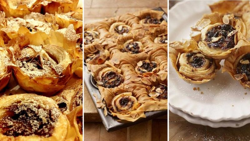 Rétes tésztában sült levelestésztás-csiga - Kép: nlc-montázs, Képek forrása: Twitter / Pinterest