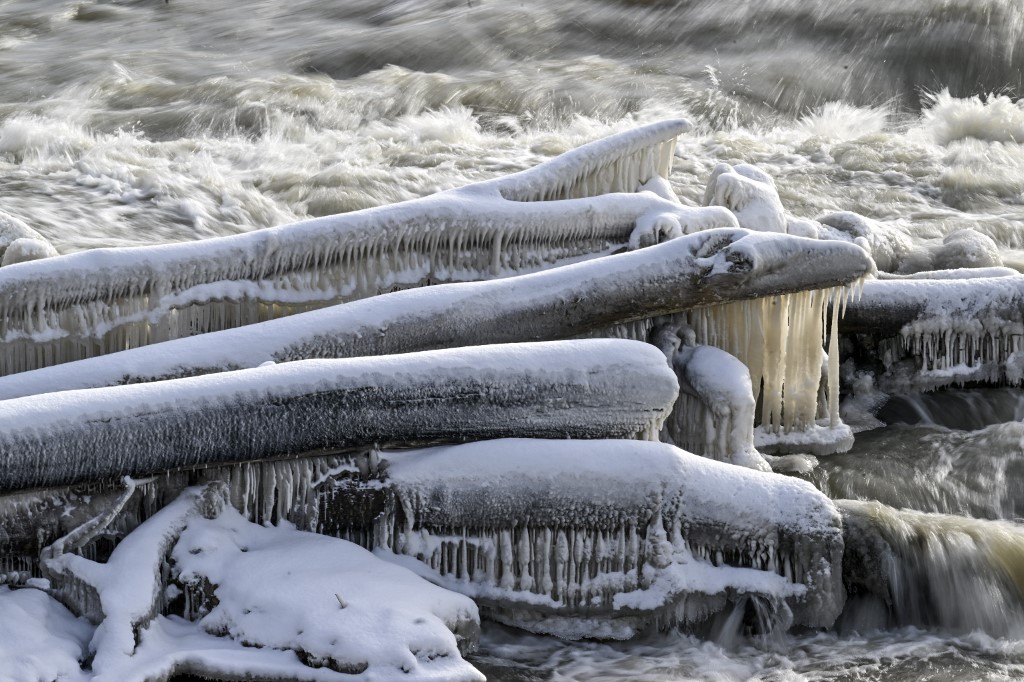 befagyott Niagara