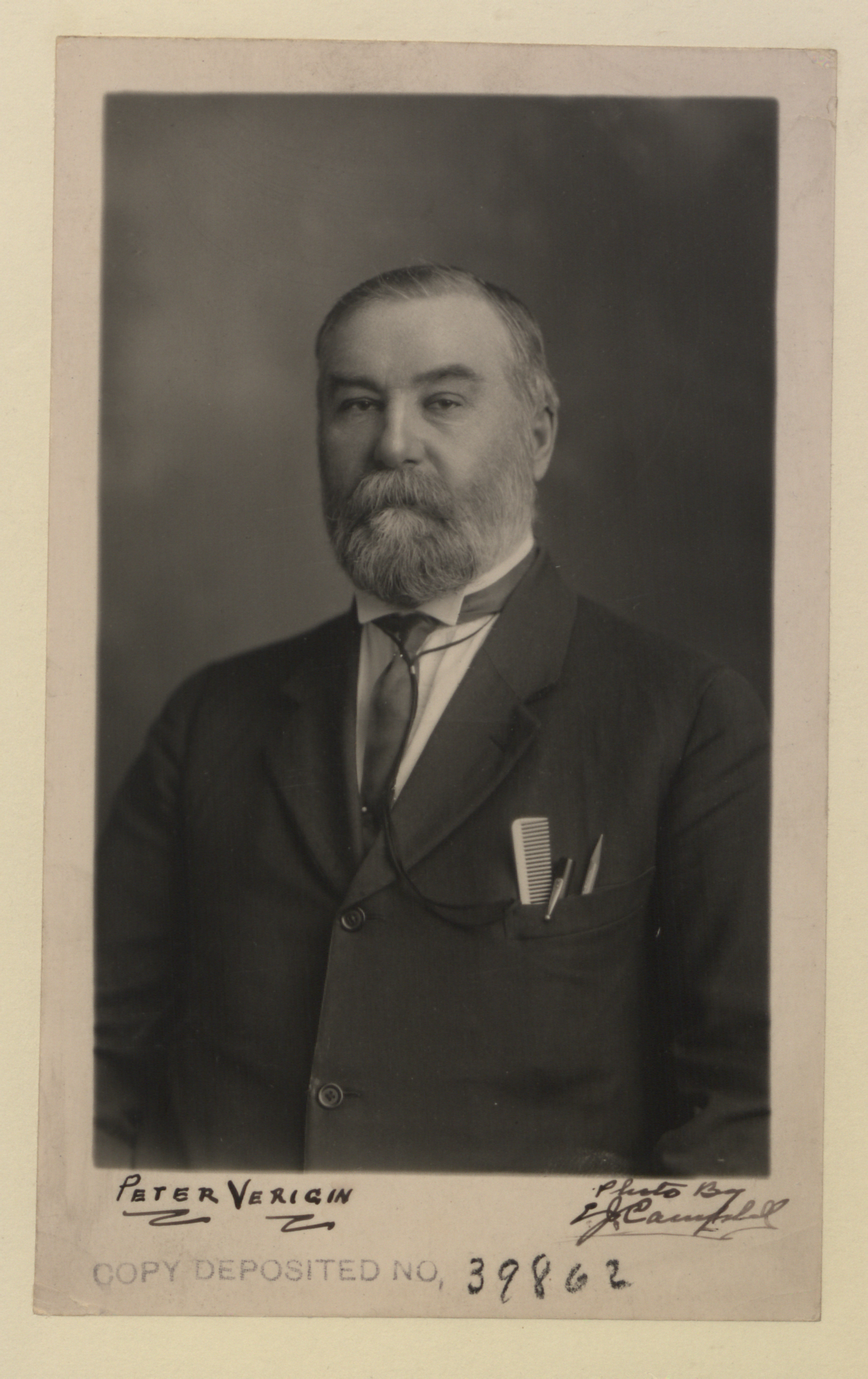 Peter Verigin, a kanadai duhoborok legfőbb szellemi vezetője (fotó: Wikipedia)