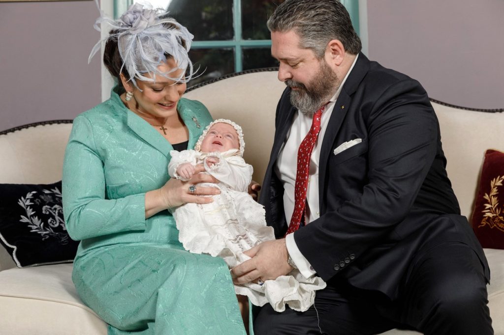 Viktória hercegné, György herceg és a kis Alexander