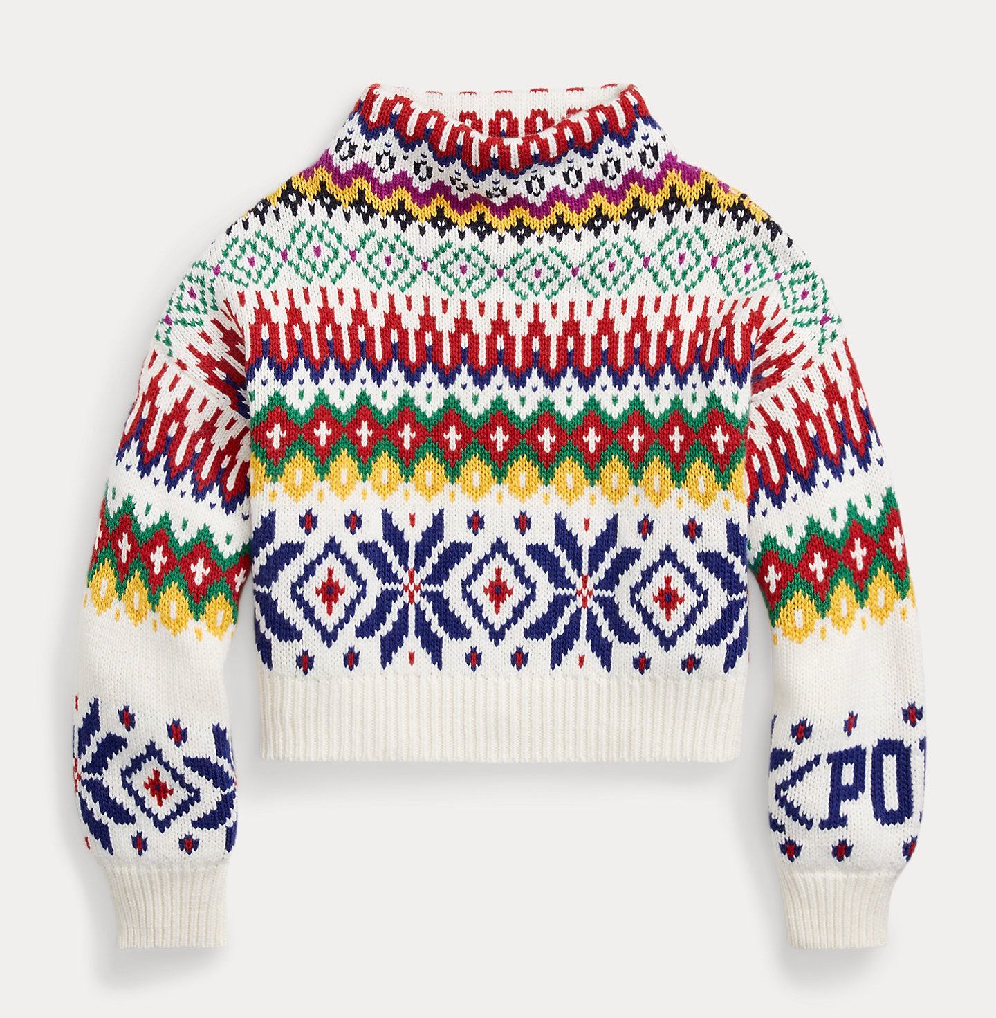 Polo Ralph Lauren norvég mintás pulóver