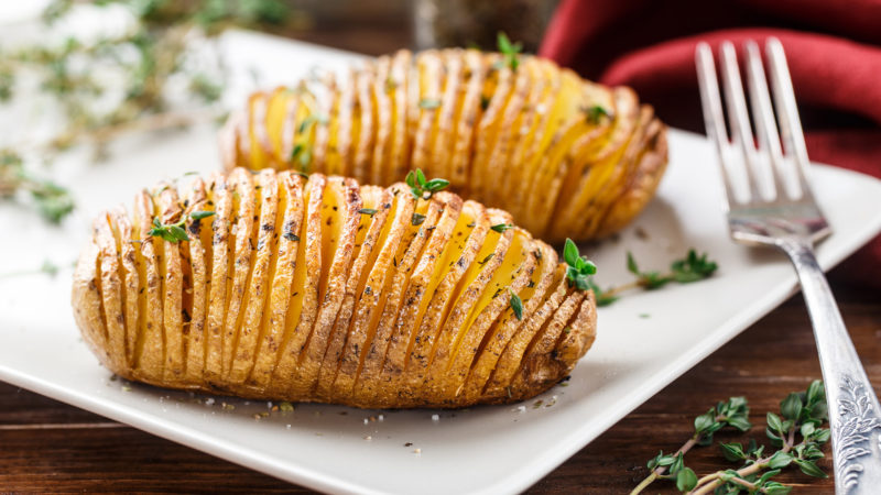 Hasselback-burgonya