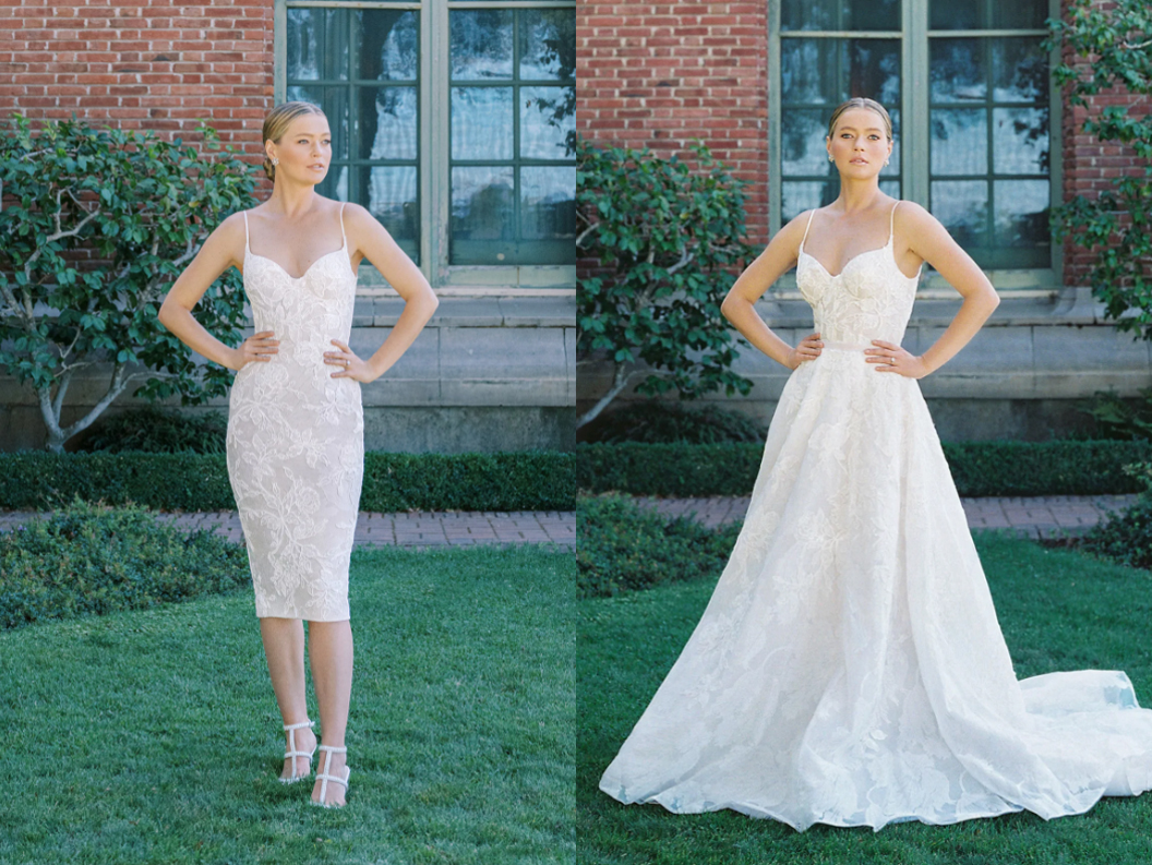 Anne Barges esküvői ruha