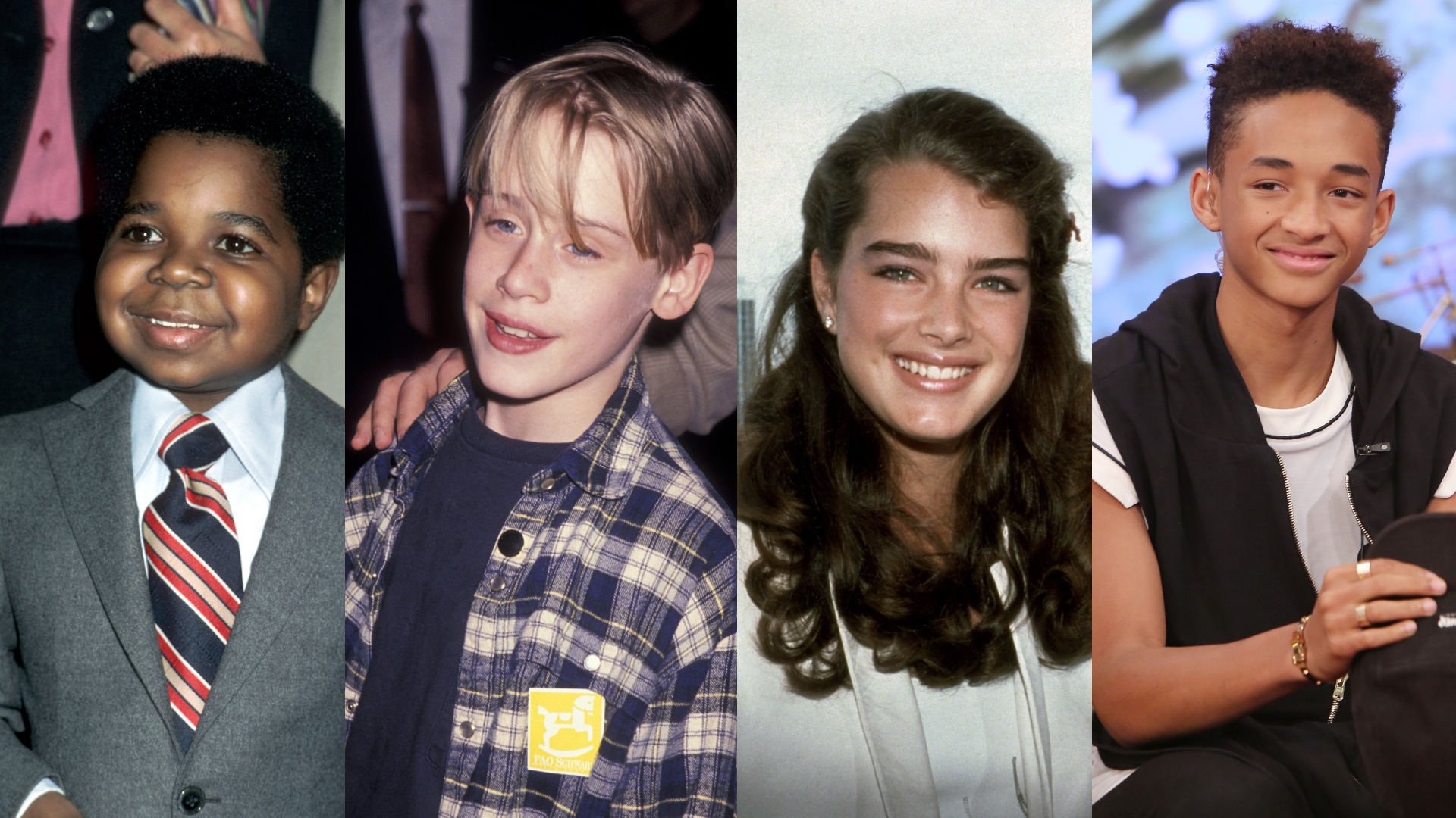 Gary Coleman, Macaulay Culkin, Brooke Shields, Jaden Smith