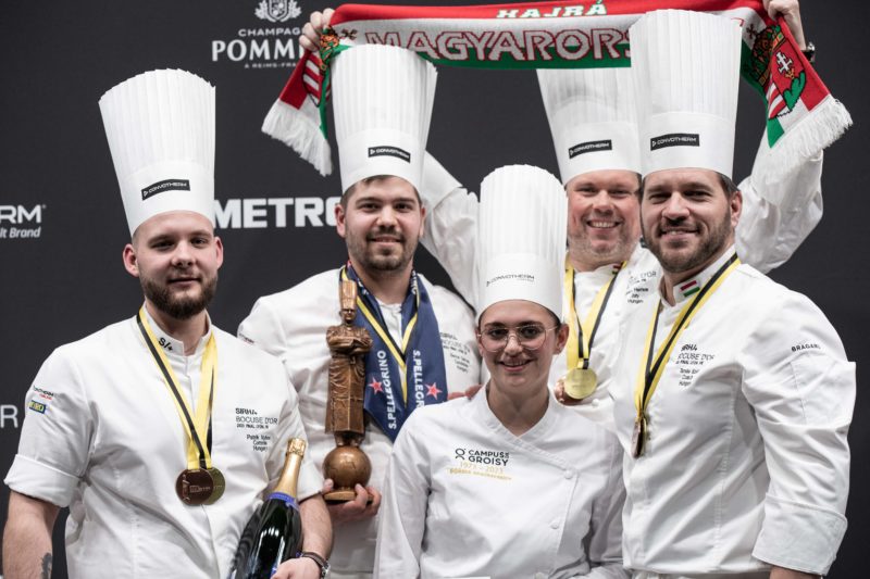 A 2023-as Bocuse d'Or lyoni döntő magyar csapata