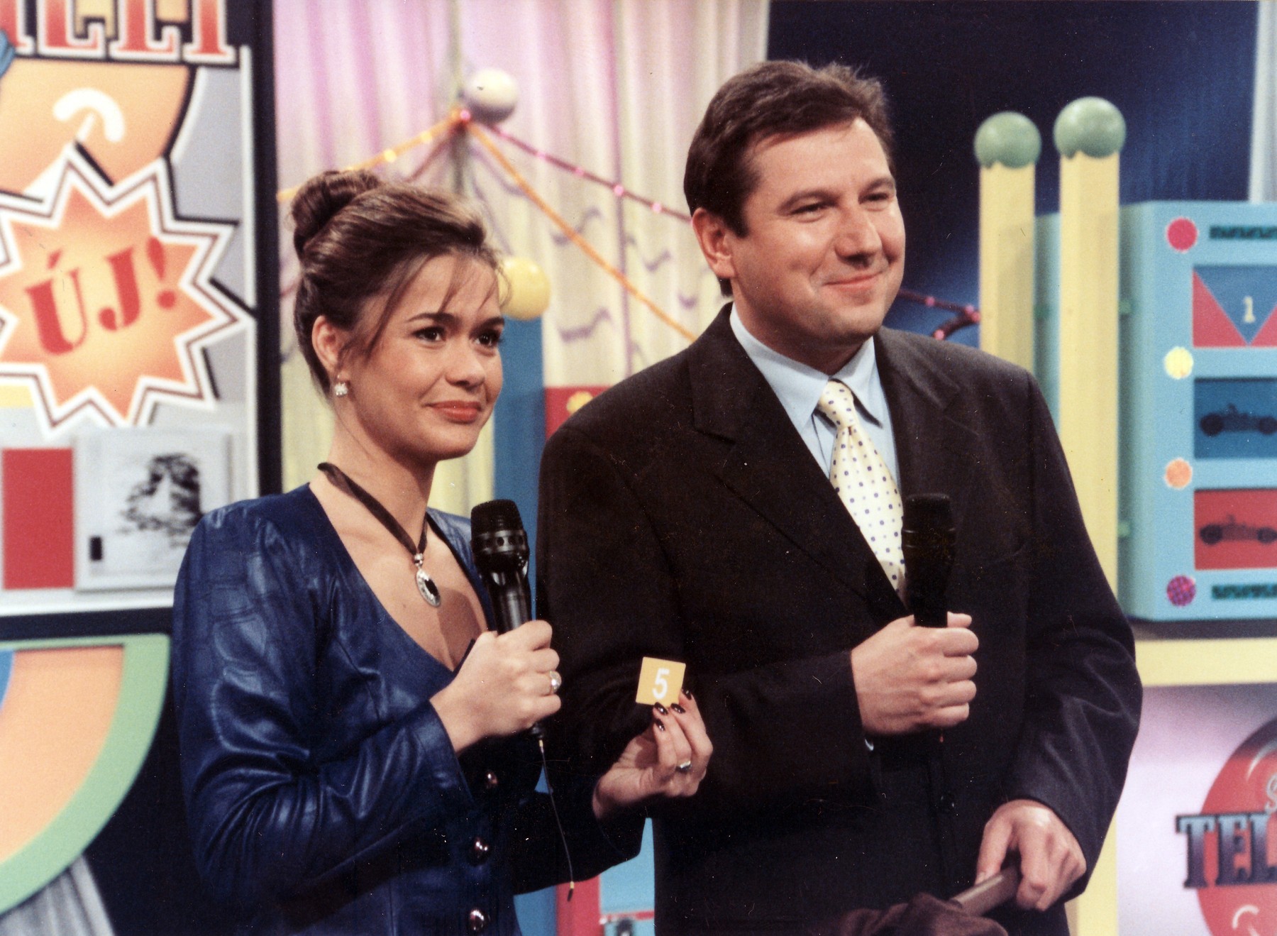 Geszler Dorottya és Dömsödi Gábor a Telemázliban