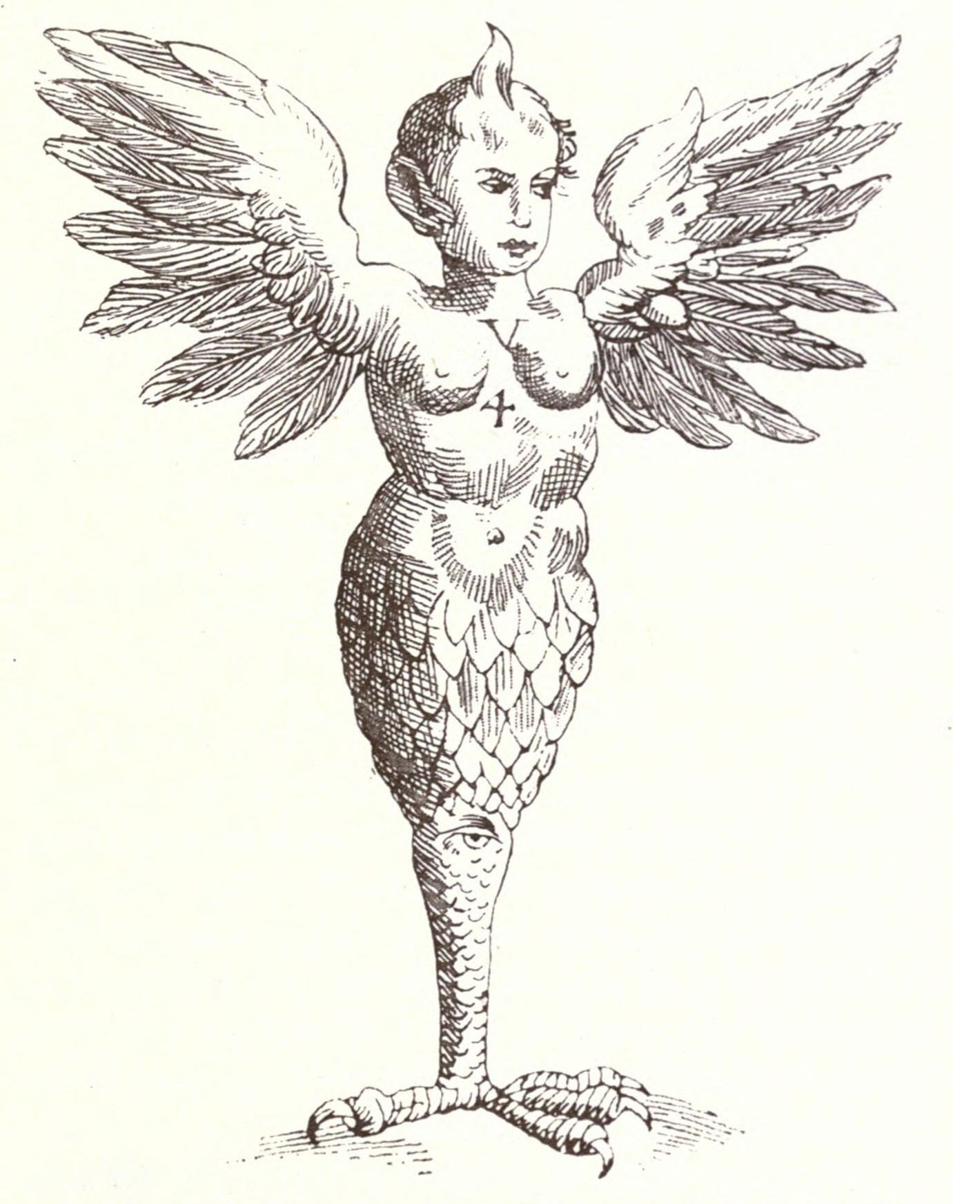 A ravennai szörnyeteg egy 1890-es ábrázoláson (forrás: Wikipedia)