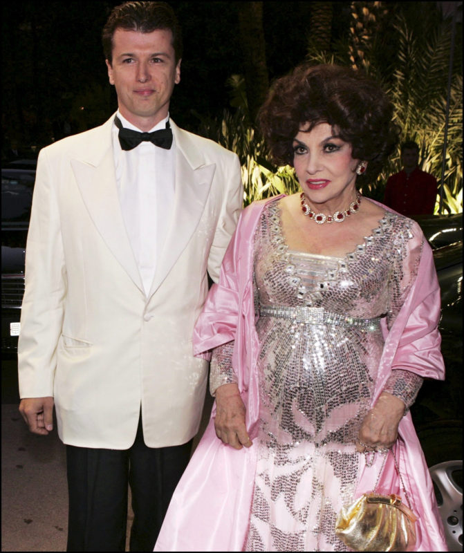 Gina Lollobrigida és Javier Rigau